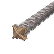 Бур SDS MAX, QUADRO, 38x800 мм INTERTOOL SDM-3880, фото 2