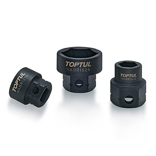 Головка ударна низькопрофільна із 6-гр. хвостовиком 1/2" 19 мм TOPTUL KABR1619, фото 1