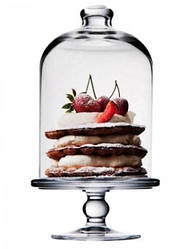 Блюдо-міні кругле Pasabahce Patisserie з кришкою d12,5 см h23 см скло (96698)