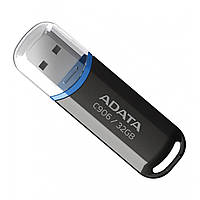 Флешка A-DATA USB накопитель 2.0 C906 32Gb, цвет черный