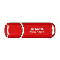 Флешка A-DATA USB накопитель 3.2 UV150 32Gb, цвет красный