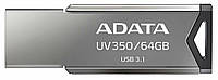 Флешка A-DATA USB накопитель 3.2 UV 350 64Gb, цвет серый