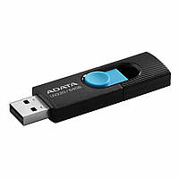 Флешка A-DATA USB накопитель 2.0 AUV 220 64Gb, цвет черный/синий