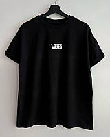 Футболка Ванс Чоловіча Чорна З Логотипом Vs - Black Shopingo
