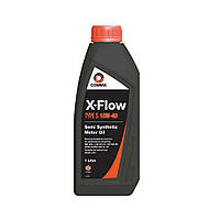 Моторное масло 10W-40 полусинтетическое 1л Comma X-FLOW TYPE S автомасло MB 229.1; VW 501.01,505.00 (XFS1L)