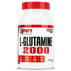 Глютамін SAN L-Glutamine 2000 (100 капсул.)