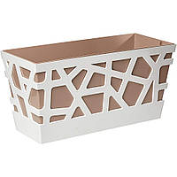 Вазон Idel Flowerbox 40 см коричневый 730027