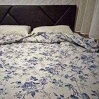 Комплект лляної постільної білизни Blue Rose Ukono Полуторний комплект