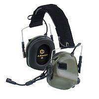 Активні захисні навушники Earmor M32 MOD3 (FG) Olive з гарнітурою (EM-M32-M3-OL)