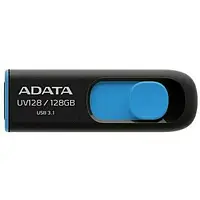 Флеш память ADATA 128GB DashDrive UV128 Black/Blue (AUV128-128G-RBE) Blue