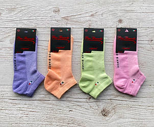 Шкарпетки жіночі із сіткою/розмір 36-40/короткі/ 12 шт. у пакованні/весна-літо/Туреччина