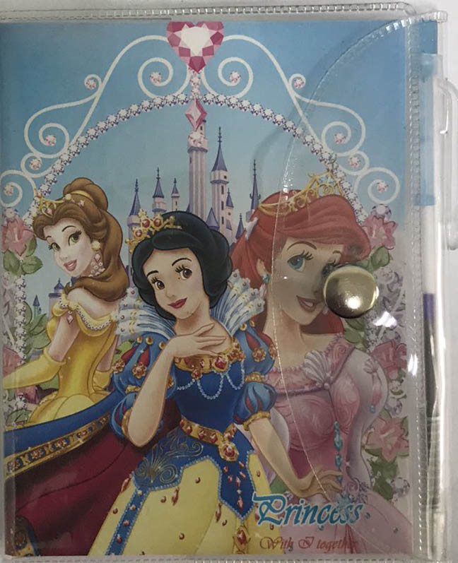 Блокнот дитячий на кнопці + ручка "Холодне серце" 10.5*13.5см, в лінію, 60 аркушів, фото 1