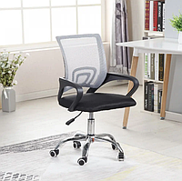 Крісло офісне комп'ютерне Комфортне крісло B-619 Офісні крісла та стільці сірий Офісний стілець крісло