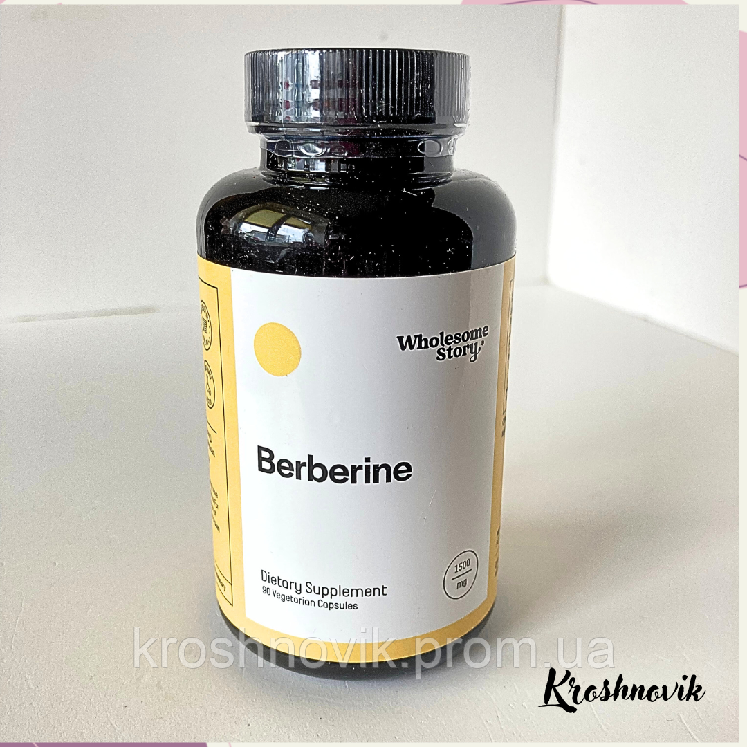 Купити Wholesome Berberine, Берберин 500 мг, 90 капсул, ціна 700 ...