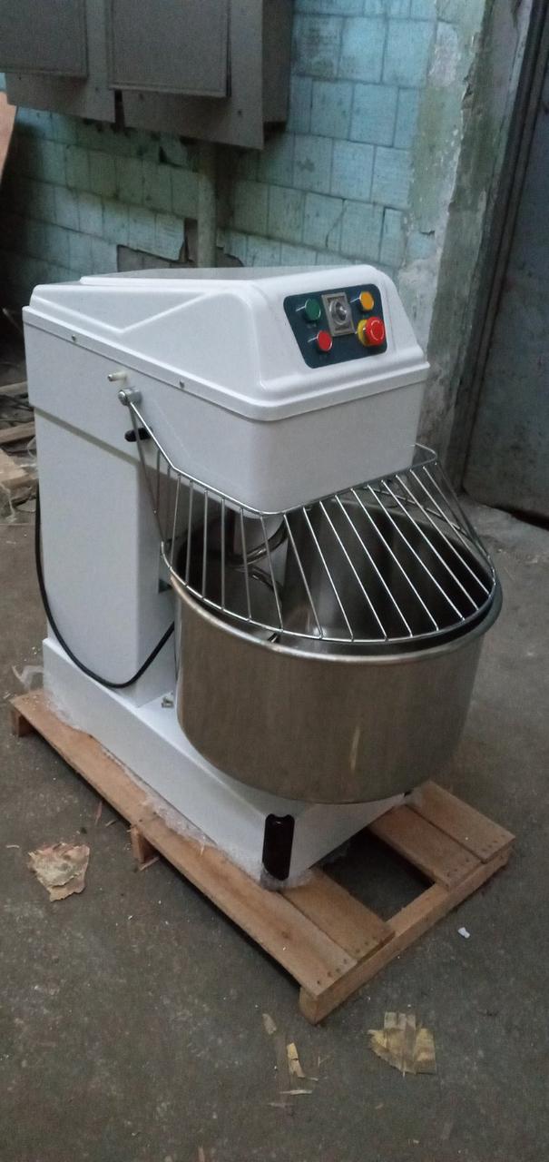 Тістоміс спіральний Vektor H50, 54 л, двошвидкісний, 380В, до 130 кг/год, незнімна діжа, фото 1