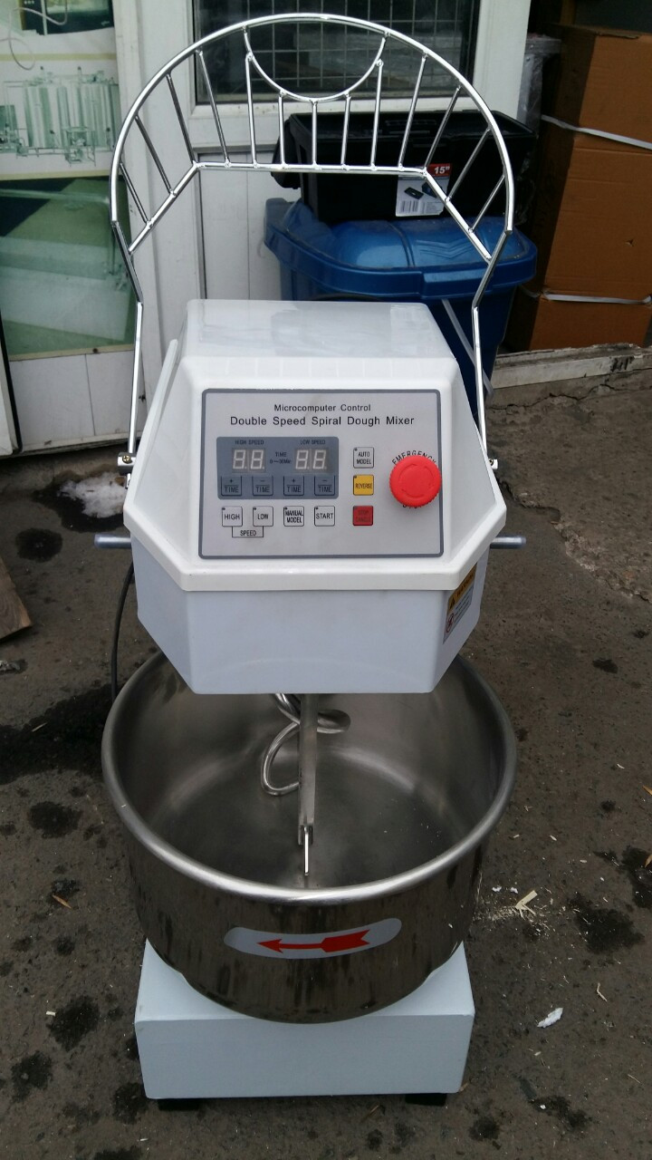 Тістоміс спіральний Vektor SH 20E, 20 л, двошвидкісний, електронне керування, 220В/380В, фото 1