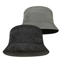 Панама Buff S/M Двостороння TRAVEL BUCKET HAT Gline Black- Grey