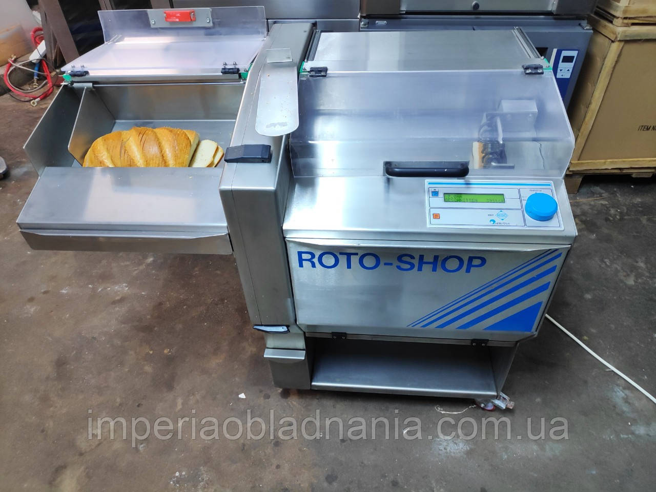 Хліборізка М Rego Herlitzius Roto Shop з дисковим ножем, регульованою товщиною ламтя б/у Німеччина