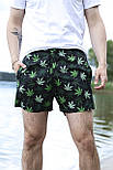 Купальні шорти чоловічі пляжні плавальні літні короткі Губка Боб Туреччина. Живе фото. Багато квітів, фото 5