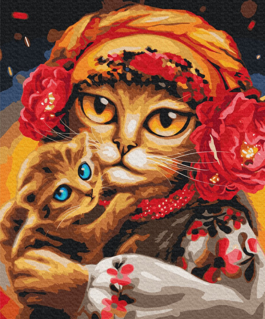 Сім'я котиків ©Маріанна Пащук