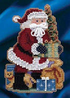 Набір для вишивання "Merry Christmas Santa //Веселого Різдва Санта" Mill Hill MH204301