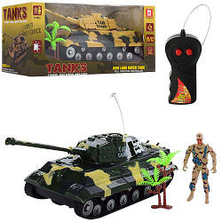 Іграшка танк на радіокеруванні AKX523A гумові колеса
