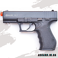 Стартовий сигнальний пістолет Blow TR-17 Black 9мм, Сигнально шумовий пістолет Blow TR-17 чорний для самооборони