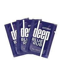 Крем проти втоми м'язів і болю в суглобах doTERRA DEEP BLUE RUB / «Глибока синява» пробники 10 шт. по 2 мл