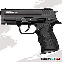 Стартовий сигнальний пістолет Retay X1 Black 9мм, Сигнально шумовий пістолет Retay X1 чорний для самооборони