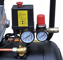 Компресор повітряний побутовий 24л Rexxer 2800об.хв масляний компресор 24л високий тиск, фото 5