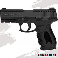 Стартовий сигнальний пістолет Retay PT24 Black 9мм, Сигнально шумовий пістолет Retay PT24 Black для самооборони