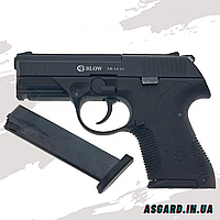 Стартовий сигнальний пістолет Blow TR-14 02 Black 9мм, шумовий пістолет Blow TR-14 02 чорний для самооборони