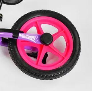 Велосипед беговел, детский велобег для малышей CORSO SPRINT, беговел с тормозами фиолетовый - фото 4 - id-p1856291395