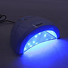 Лампа для манікюру SUN ONE 48 Вт, Біла / LED+UV лампа для нігтів / Гібридна манікюрна лампа, фото 9