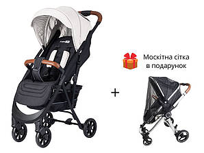 Коляска FreeON LUX Premium Light Grey-Black