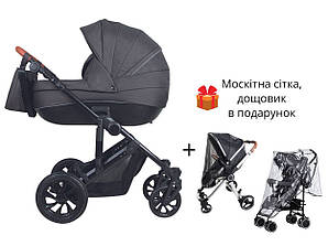 Коляска 3 в 1 FreeON Trio Comfort Black