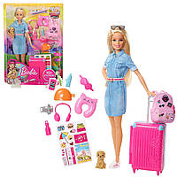 Barbie Travel FWV25 Кукла Барби Путешественница