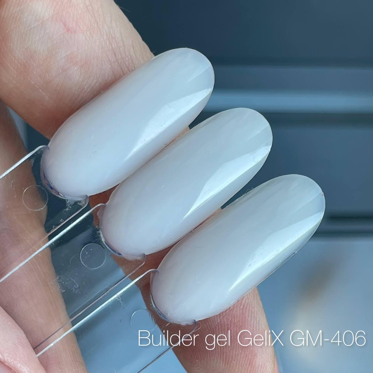 Гель для нарощування нігтів GeliX ICE - GM 406 - Milk, фото 1