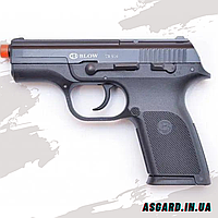 Стартовий сигнальний пістолет Blow TR-914 Black 9мм, шумовий пістолет Blow TR-914 чорний для самооборони