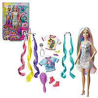 Barbie Fantasy Hair GHN04 Кукла Барби Радужные волосы