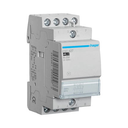 Контактор Hager 25A 2НВ+2НЗ 230В ESC427, фото 1