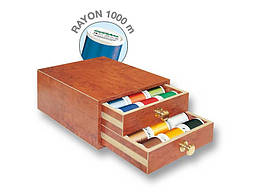 Скринька MADEIRA 8111 з вишивальними нитками Rayon 1000 м