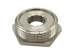 Футорка 1 1/4" х 1/2" ЗВ латунний різьбовий фітинг для водопровідних труб V&G