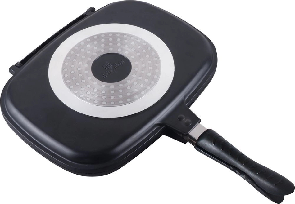 Подвійна сковорода гриль 32х24х7 см Berlinger Haus Granit Diamond Line BH-6580, фото 1