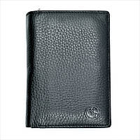 Чоловічий шкіряний гаманець Weatro 13 х 10 х 2,5 см Чорний wtro-nw-163-18-011