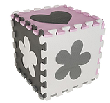 Пазл SAFE EVA 140х140см Iso Trade P16134 (30х30см 16шт.) Пінопластовий пазл-КИЛИМОК, фото 4