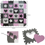 Пазл SAFE EVA 140х140см Iso Trade P16134 (30х30см 16шт.) Пінопластовий пазл-КИЛИМОК, фото 9