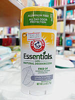 Натуральный дезодорант гель Arm&Hammer Essentials Unscented 71г (США)