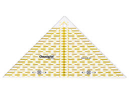 Лінійка для печворку, трикутник 1/4 квадрата PRYM 611313