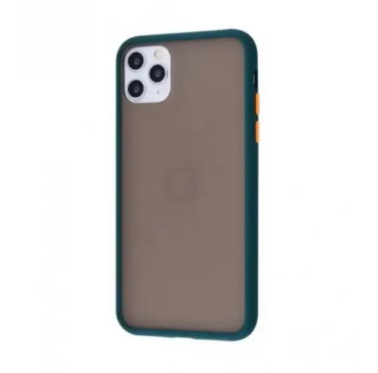 Чохол накладка Matte Color Case Apple iPhone 11 Pro Max Dark Green, фото 1